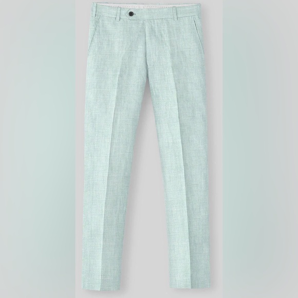 Italian Linen Mint Suit - Picture 3 of 5